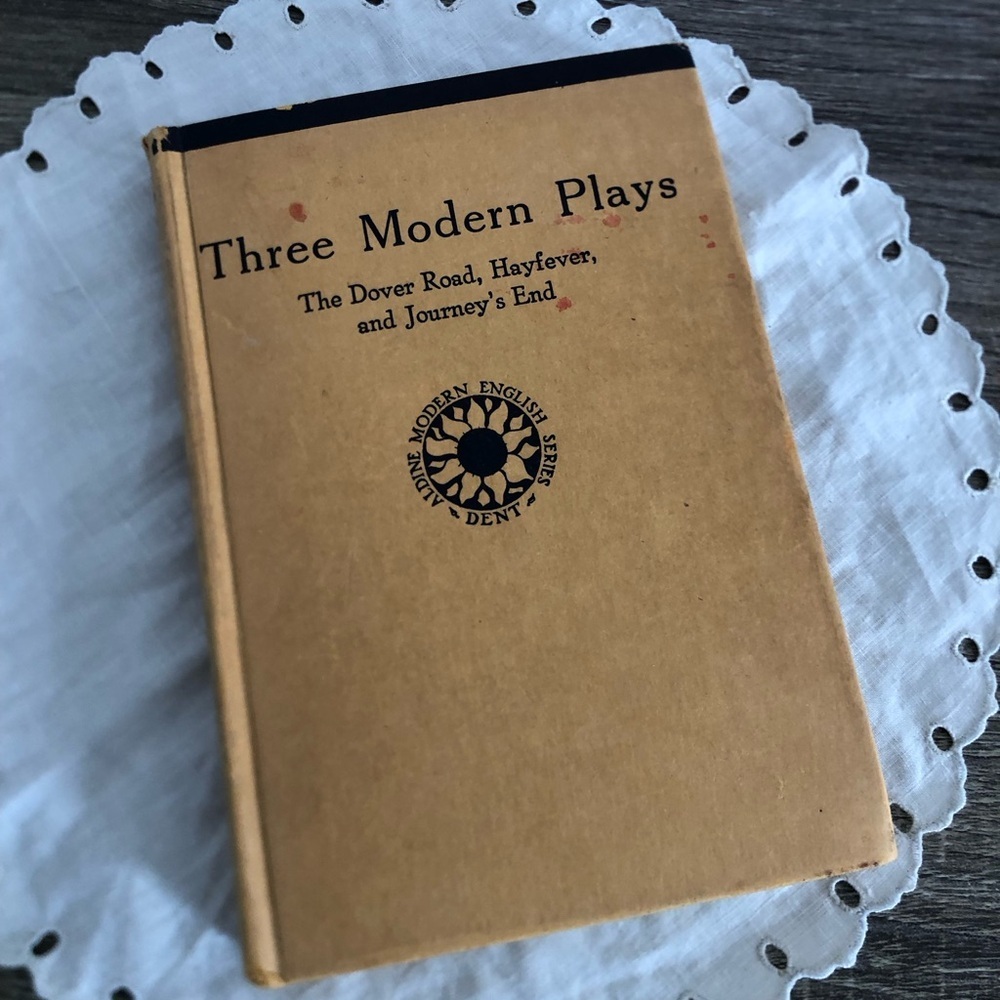 Vtg 1954 Three Modern Plays Book